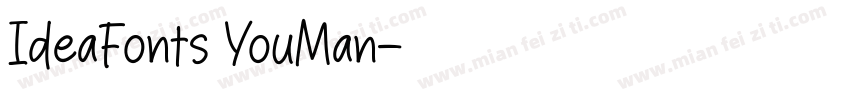 IdeaFonts YouMan字体转换